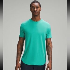 Lululemon Men’s Drysense Short Sleeve Shirt in Maldives Green